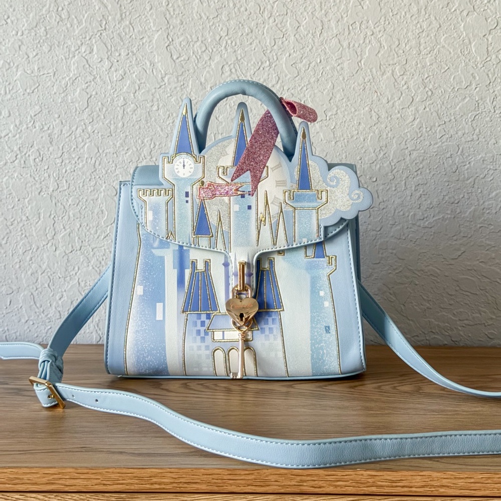 Danielle Nicole Disney Cinderella’s Royal Castle Crossbody Purse